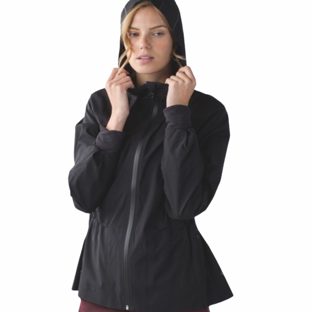 lululemon athletica Black Hooded Jacket